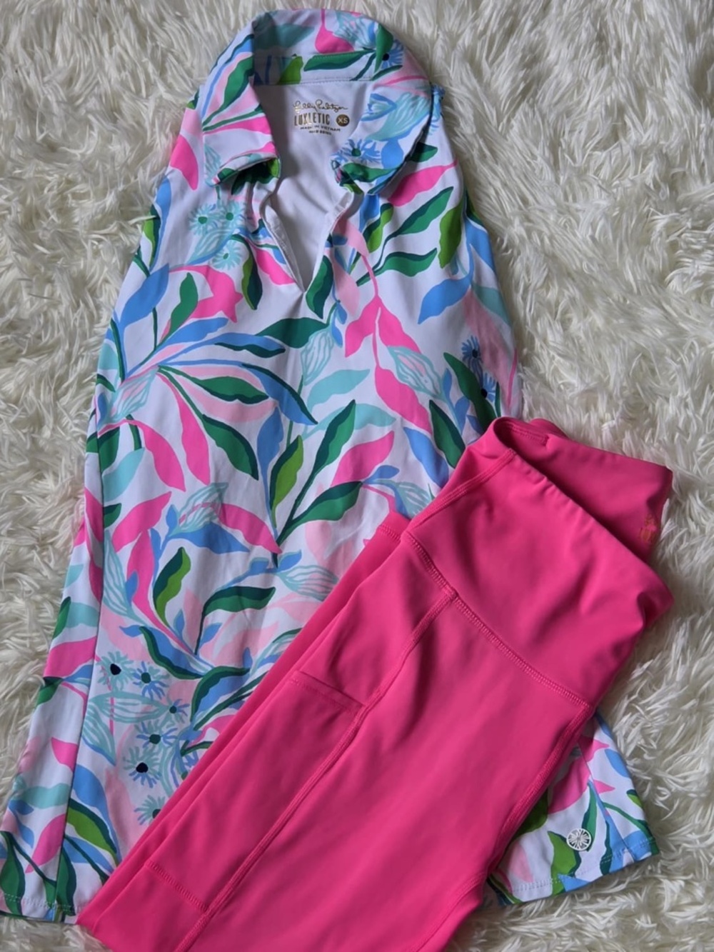 Lilly Pulitzer Set (Leggings and Top)